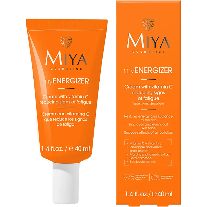 Miya Myenergizer Cream Vitamin C Reducing Signs Of Fatigue 40 ml