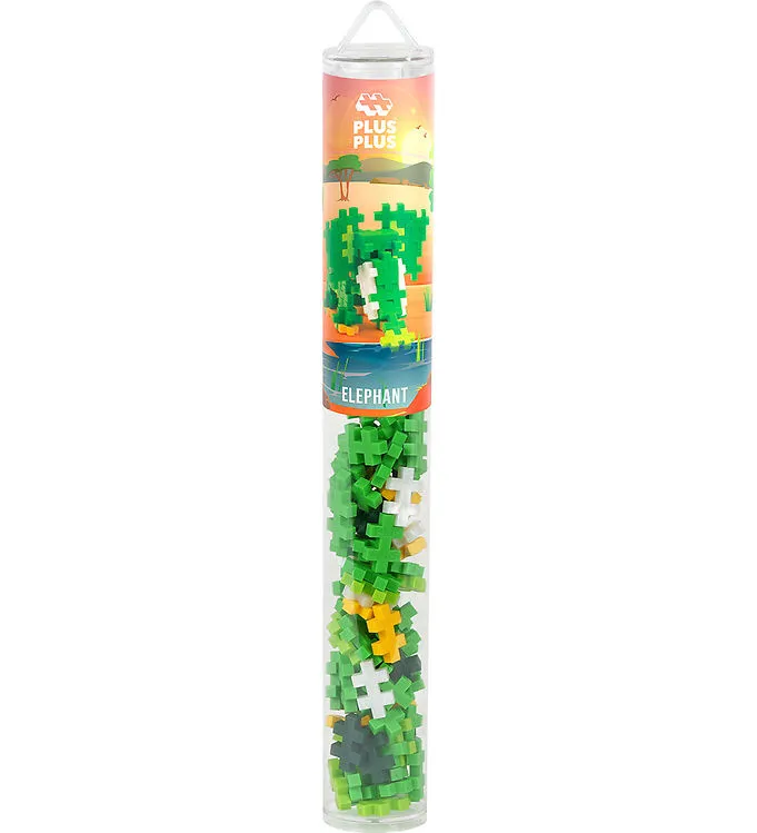 Plus-Plus Tube Elefant 100-bitar