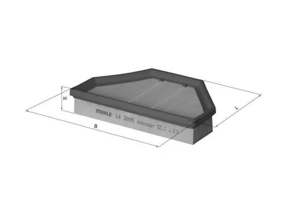 Luftfilter MAHLE LX 2005