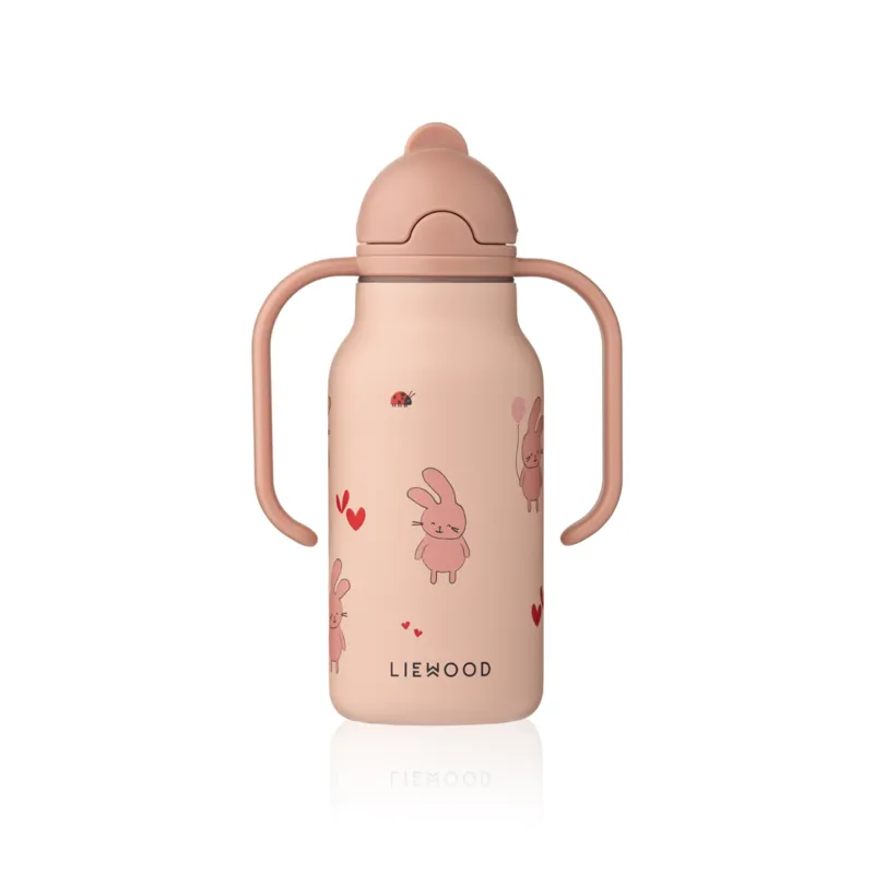 Köp 2 få 20% | LIEWOOD Kimmie Sugrörsflaska Wild Child/Rosey 250 ml