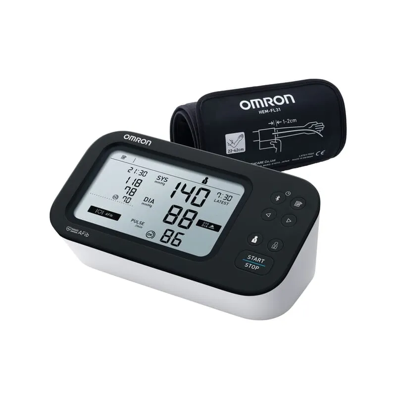 Omron M7 AFib HEM-7380T1-EBK 157 x 120 x 223 mm
