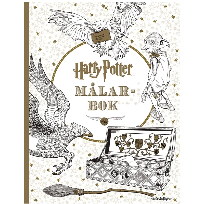 Harry Potter målarbok