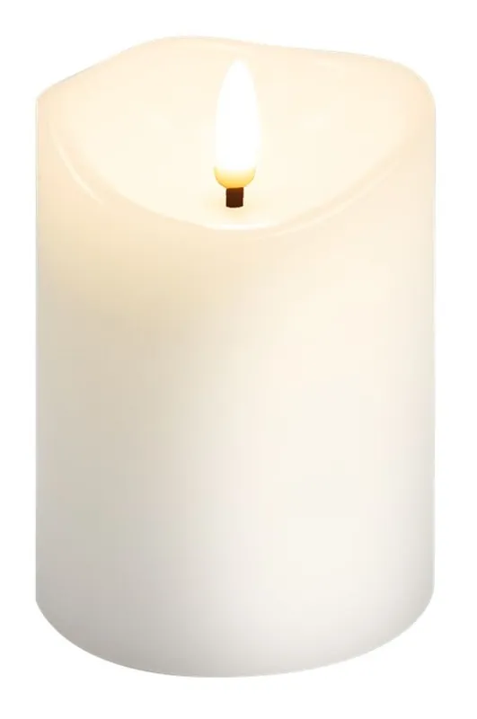 Goobay LED-vaxljus 7,5 x 10 cm - vit