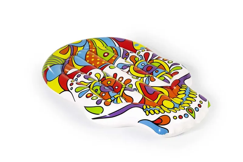 Badmadrass Sugar skull 193 x 141 cm