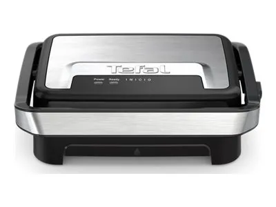 Tefal Inicio GC270D10 - Grill - elektrisk - 334 cm2 - rostfritt stål/svart
