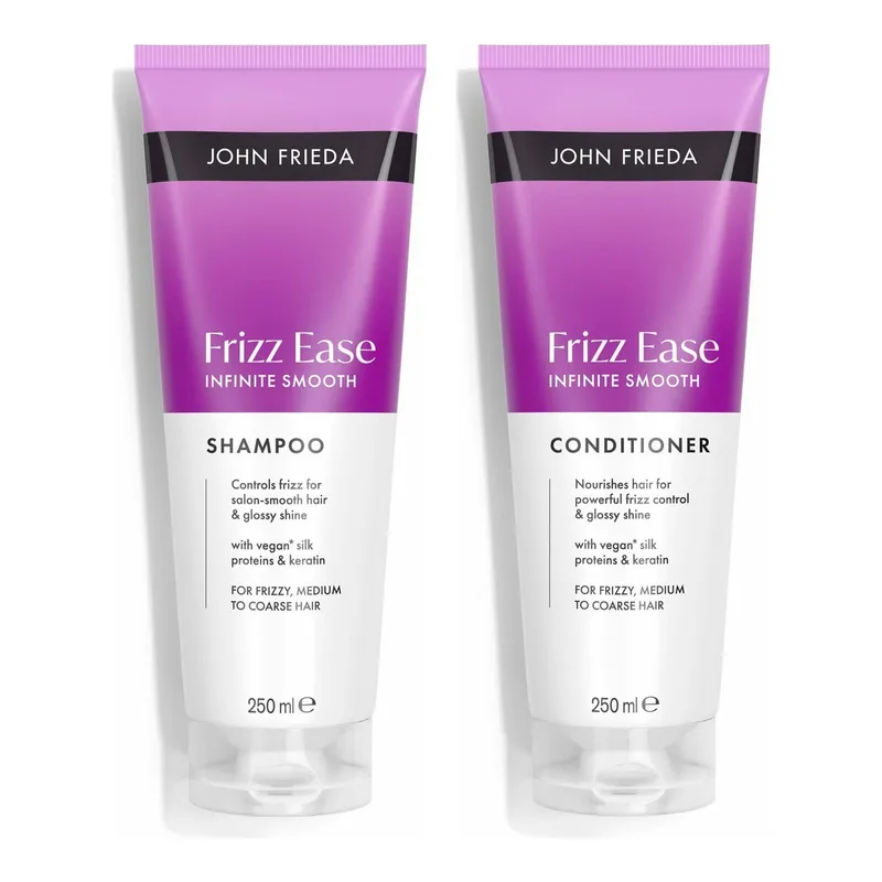 John Frieda Frizz Control Essentials Shampoo 75 ml & Conditioner 250 ml - 325 ml