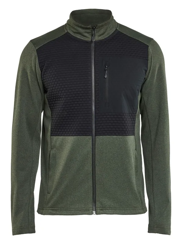 TRÖJA FULL ZIP HÖSTGRÖN/SVART 4XL | Beijerbygg Byggmaterial