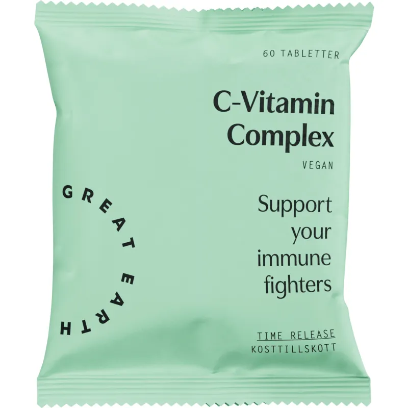 Great Earth C-Vitamin Complex Refill 60 tabletter
