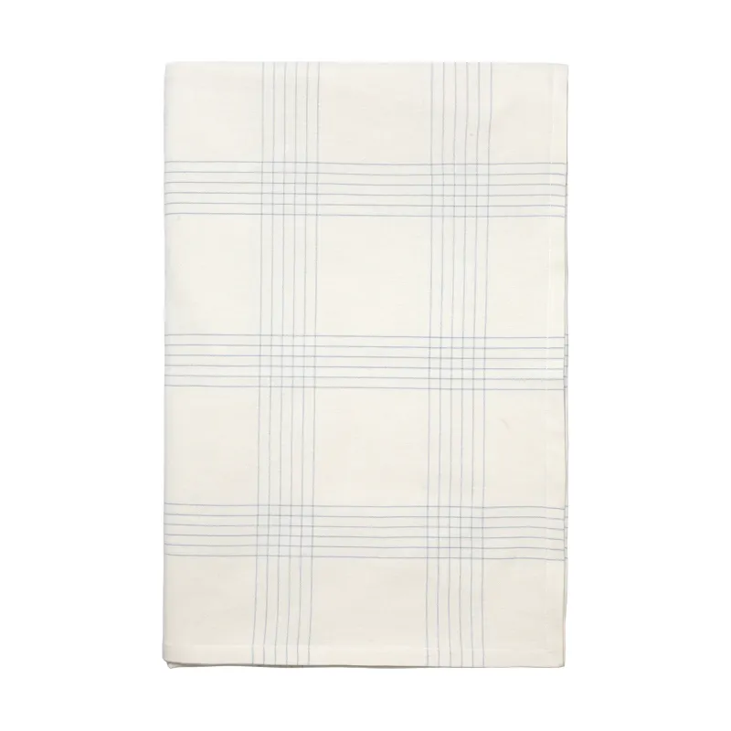 Broste Copenhagen Alice bordsduk 160×300 cm, Dusty blue-Natural