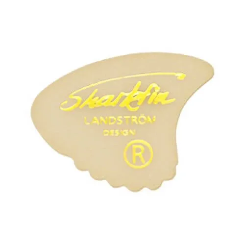 Sharkfin GP 102 Goldprint, Medium, White plektrum (12 st.)