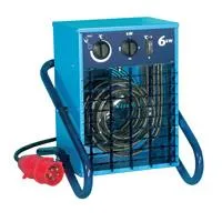 Värmefläkt 6 kW VF 6T med sladd, CEE-don 400V och timer El-Björn