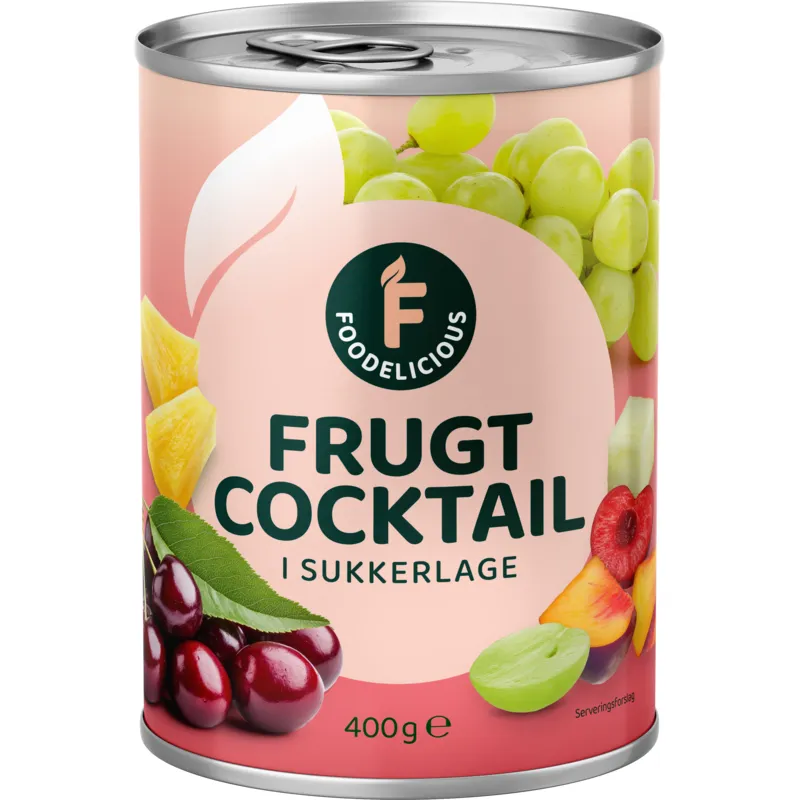 Foodelicious Fruktcocktail i Sockerlag 400g