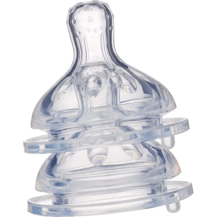 2B Baby Babblarna Flasknapp 3-6 månader Medium 2-pack