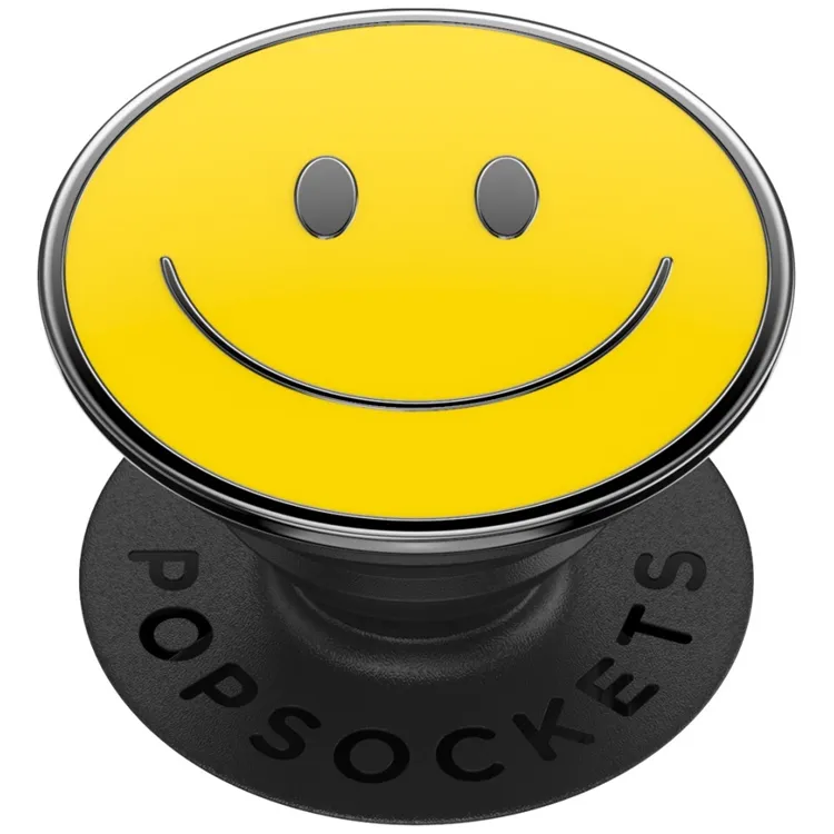 PopSockets PopTop Combo Enamel Be Happy Mobilgrip och stativ