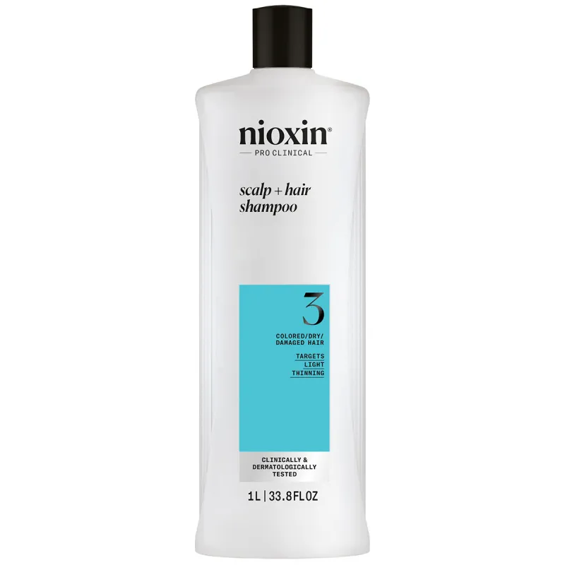 Nioxin System 3 Hair Care Set Shampoo & Conditioner - 2000 ml