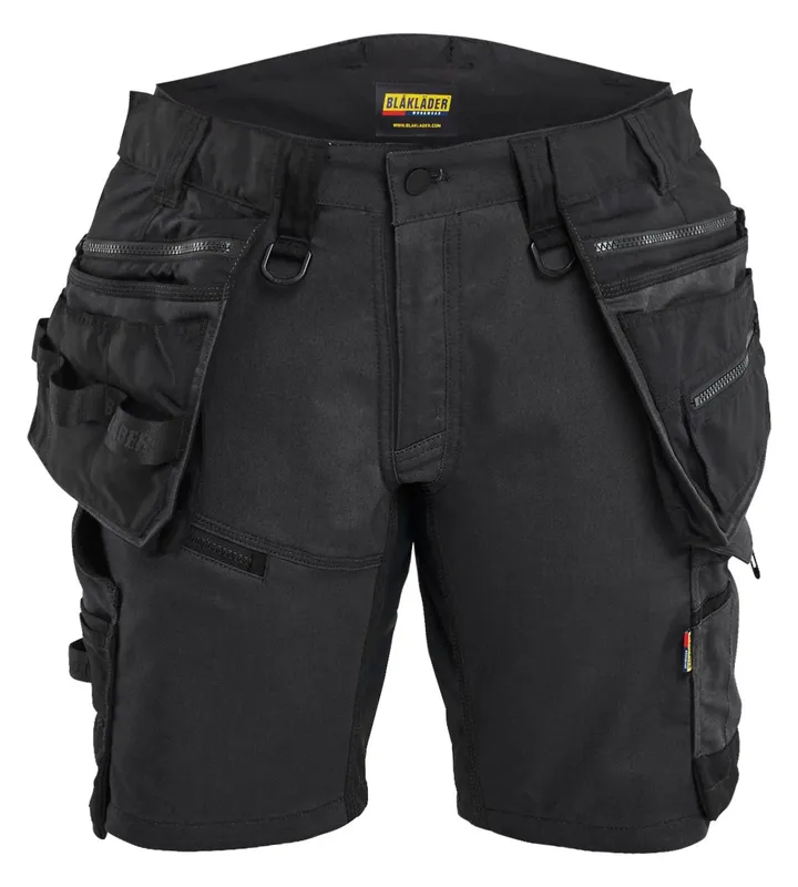 HANTVERKSSHORTS MED STRETCH DAM SVART/SVART C50 | Beijerbygg Byggmaterial