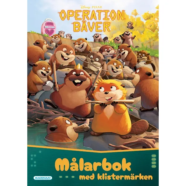 Målarbok Operation Bäver