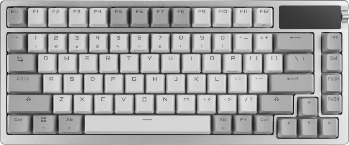 ASUS ROG Azoth 75% Wireless DIY Custom RGB – Gaming Keyboard – Utan numpad – Nordisk – Vit