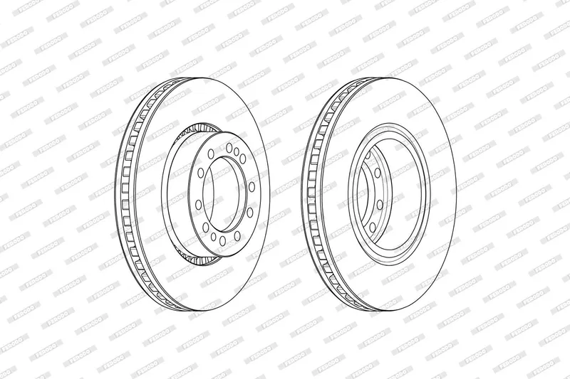 Bromsskiva FERODO FCR374A