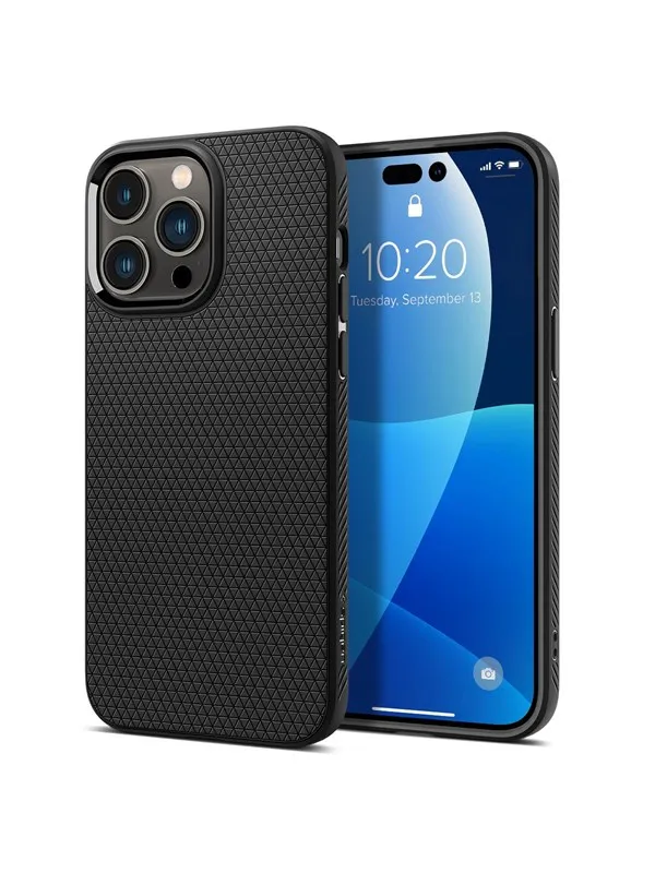 Spigen iPhone 14 Pro Max Skal Liquid Air - Matte Svart