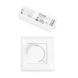 Fjärrkontroll för LED-list AGGE Dimming Rotary Panel, RF 2.4 GHz, Fjärrkontroll + Styrdon