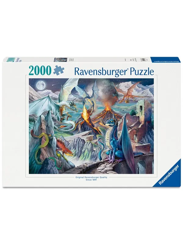 Ravensburger Pussel - 2000 Delar - Drakväktarna