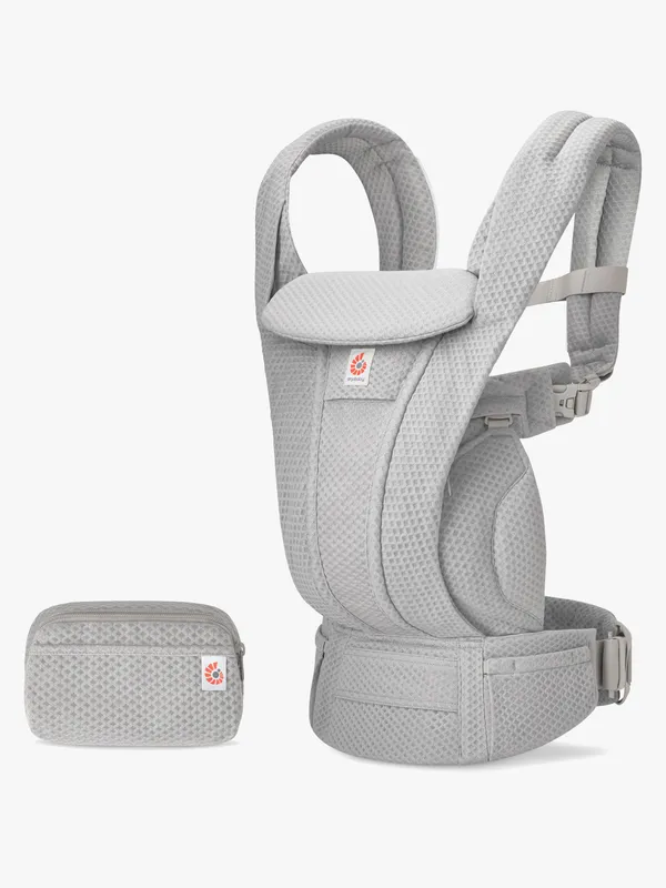 Ergobaby Omni Deluxe Bärsele Mesh, Pearl Grey