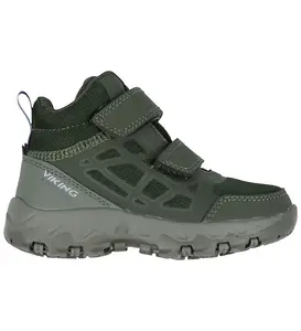 Viking Track Mid WP Sneakers, Olive, 24