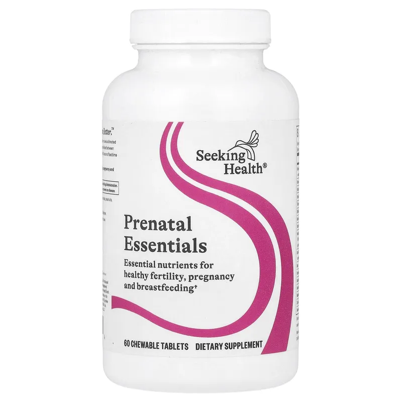 Seeking Health, Prenatal Essentials, 60 tuggtabletter