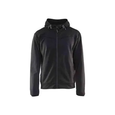 LUVTRÖJA 3363 2526 MED DRAGKEDJA SVART/MÖRKGRÅ M | Beijerbygg Byggmaterial