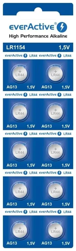 LR44 / AG13 Knappcellsbatteri 10-pack