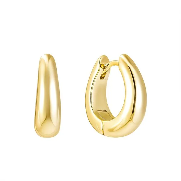 Luxe Chunky Huggie Hoops