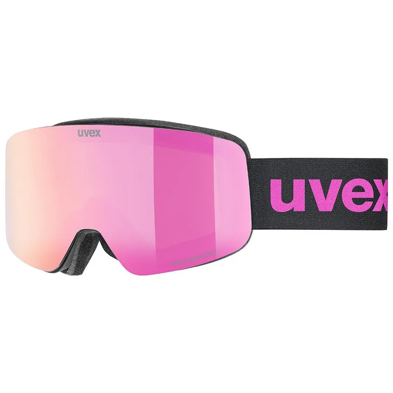 Uvex pwdr FM, Skidglasögon, Junior, Svart/Rosa