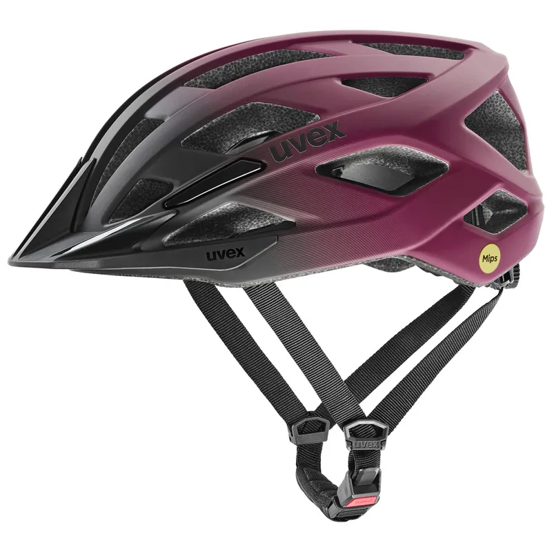Uvex I-Vo 2 MIPS, Cykelhjälm, Röd/Svart