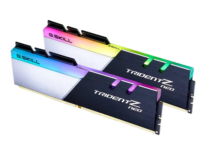 G.Skill Trident Z Neo DDR4-3600 - 32GB - CL16 - Dual Channel (2 pcs) - AMD Optimized - Svart med RGB
