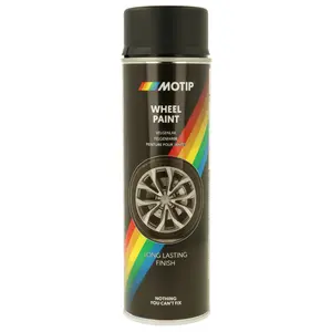 Motip Universalfärg Rim spray svart matt 500ml.