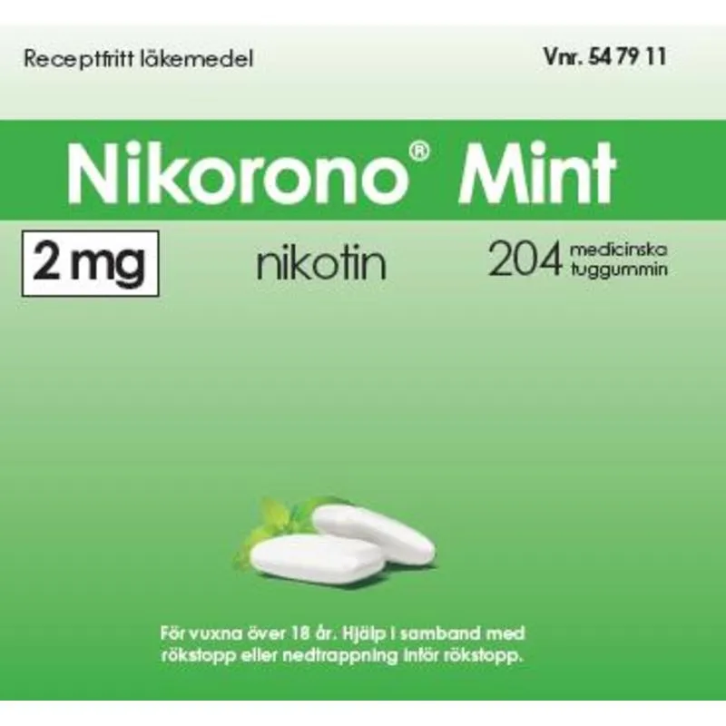 Nikorono Mint 2 mg 204 st