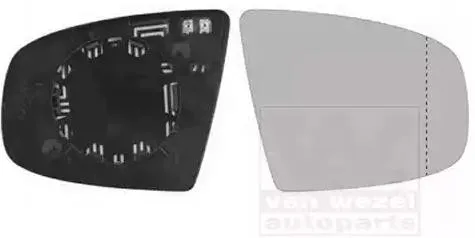 Backspegelglas VAN WEZEL 0687838