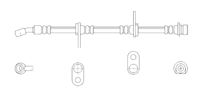 Bromsslang K&K FT3240