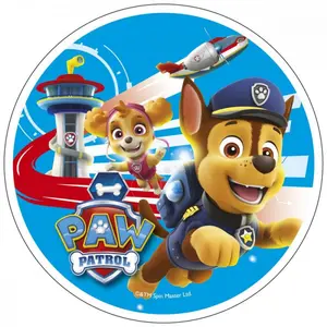 Tårtbild Paw Patrol - Chase & Skye 20 cm