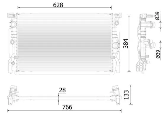 Kylare MAHLE CR 2324 000P