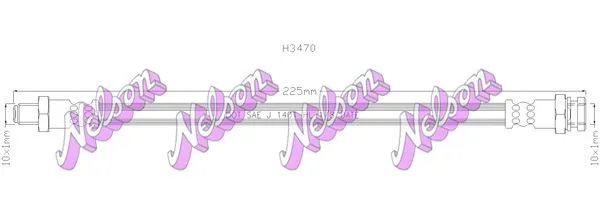 Bromsslang KAWE H3470