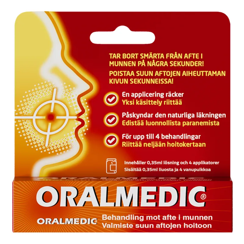 Oralmedic Behandling av afte i mun 1 st