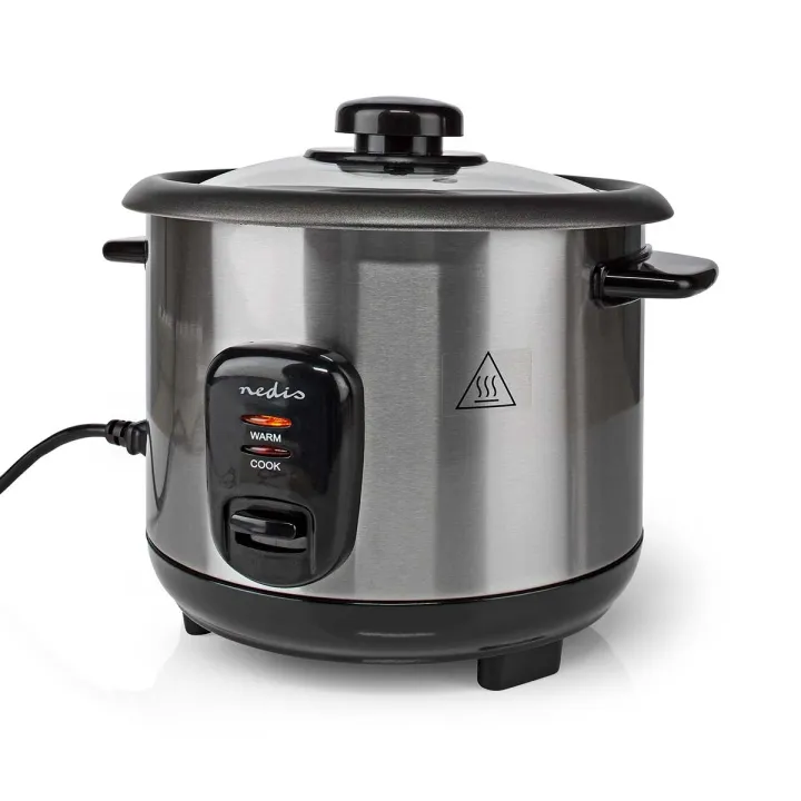 Riskokare | 1 l | 400 W | Non-stick beläggning | Avlägsningsbar skål | Automatisk avstängning