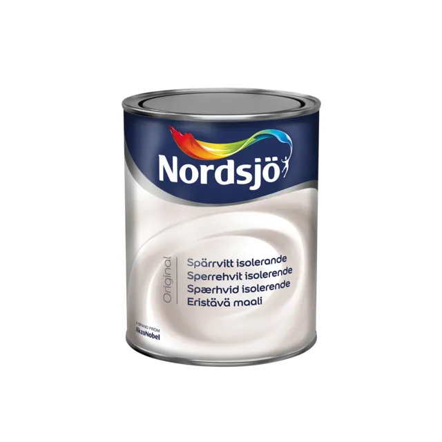GRUNDFÄRG ORIGI. SPÄRRVITT ISO NORDSJÖ INOMHUS 1L | Beijerbygg Byggmaterial