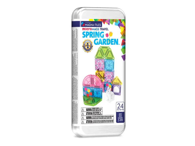 Vårträdgården Reseset med MicroMags 24 delar Magna-Tiles