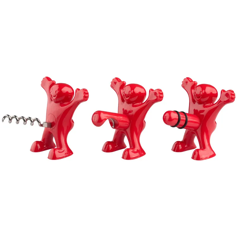MikaMax HAPPY MAN Opener Set - Red