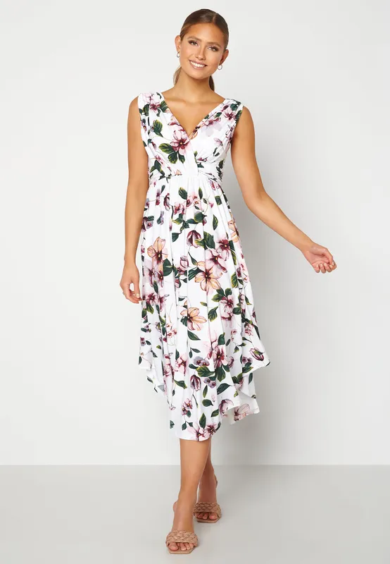 Draped Soft Midi Dress (#9760)