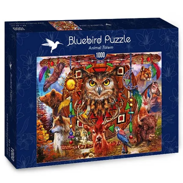 Bluebird Pussel - Djur Totem 1000 bitar