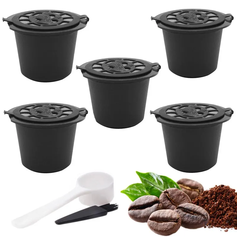 Återanvändbara kaffekapslar till Nespresso-maskin 5-Pack